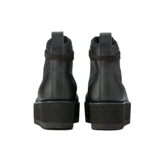 Delegation Chunk High Top Shoes «Black Faux Fur»