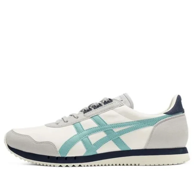 Dualio Marathon løpesko «Cream White Grey Aqua»
