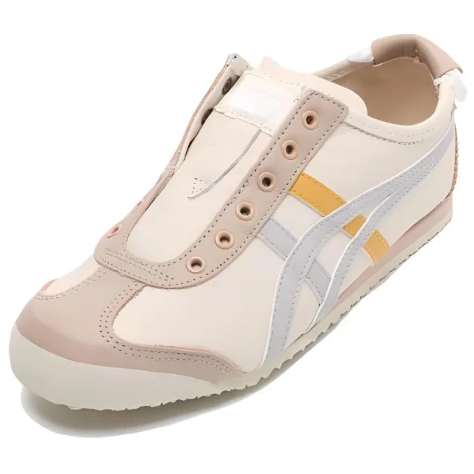Mexico 66 Slip-On Sneakers «Beige Grey Yellow»