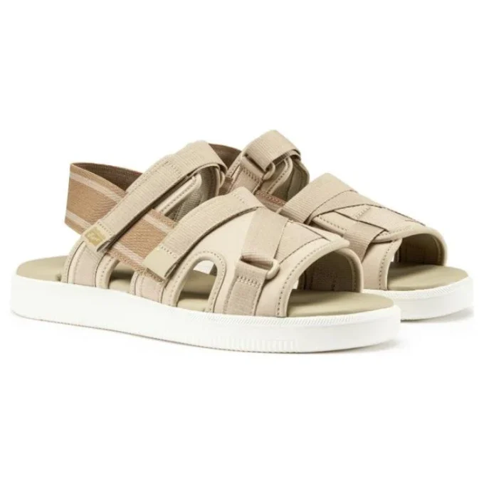 Tokuten Sandal «Khaki White»